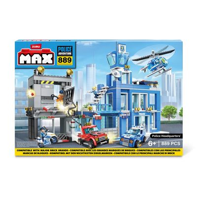 Blocos de Montar Max City Quartel-General da Polícia 889 peças
