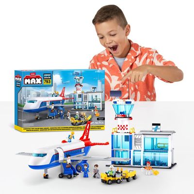 Blocos de Montar Max City Aeroporto 793 peças