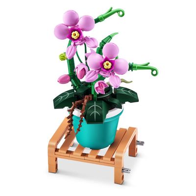 Blocos de Montar Max Premium Garden - Orquídea 169 pçs