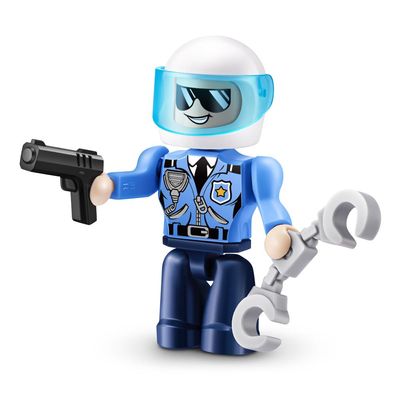 Blocos de Montar Max City Perseguição Policial 125 peças
