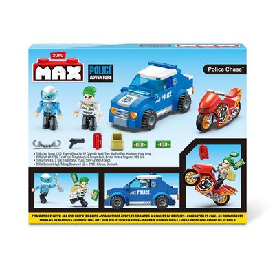 Blocos de Montar Max City Perseguição Policial 125 peças