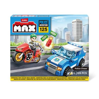 Blocos de Montar Max City Perseguição Policial 125 peças