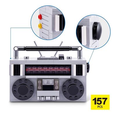 Blocos de Montar Max Premium Retrô - Rádio 157 pçs