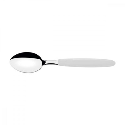 Colher de Mesa Tramontina Ipanema com Lamina em Aço Inox e Cabo de Polipropileno Branco