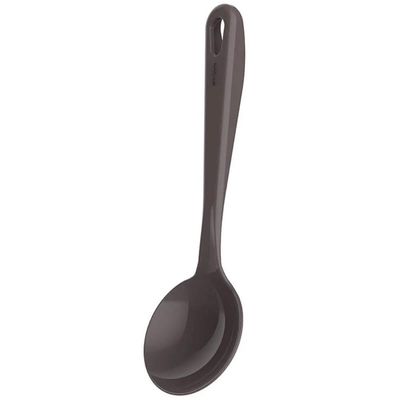 Kit 24 Conchas Nylon 32cm Cinza Molho Sopa Feijão Cozinha Kitch Crippa Tornado