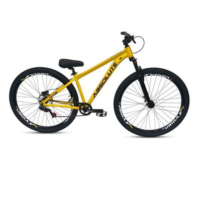 Bicicleta Aro 29 Absolute Nero 5 Freeride Single Freio Hidraulico Shimano Mt200 Garfo C-trava Rodas Vmaxx amarelo