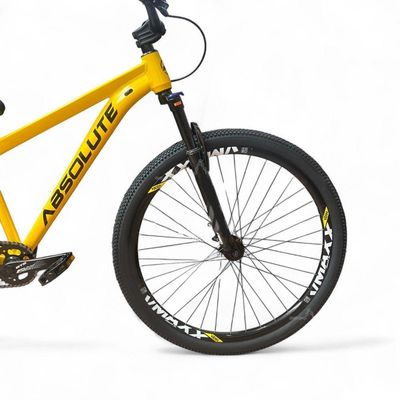 Bicicleta Aro 29 Absolute Nero 5 Freeride Single Freio Hidraulico Shimano Mt200 Garfo C-trava Rodas Vmaxx amarelo