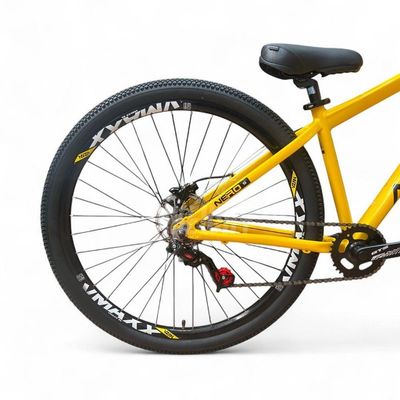 Bicicleta Aro 29 Absolute Nero 5 Freeride Single Freio Hidraulico Shimano Mt200 Garfo C-trava Rodas Vmaxx amarelo