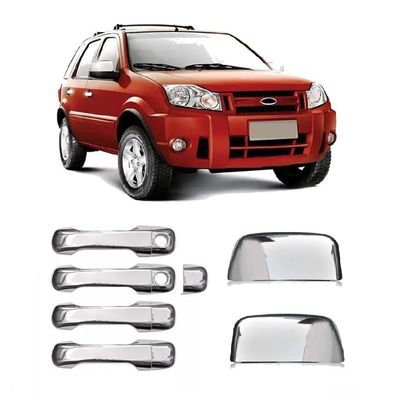 Kit Aplique Cromado Maçaneta Retrovisor Ford Ecosport 2003 à 2011