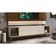 Rack Para Tv Delux 2.2 Off White Com Natural - Moveisaqui