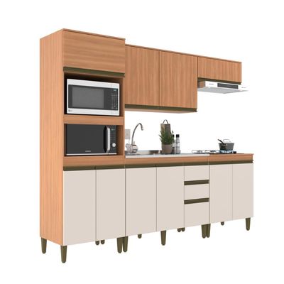 Cozinha Cecilia 5 Peças Freijo Off White J Carvalho