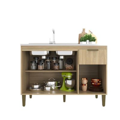 Balcão De Pia Iara Julia 120 Cm Dourado J Carvalho