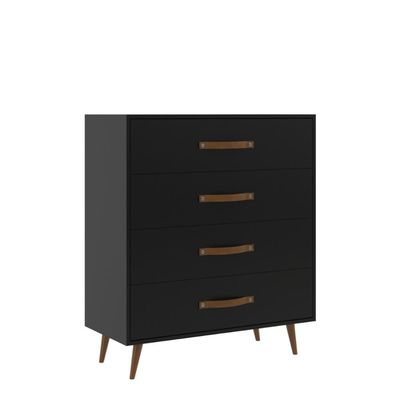 Cômoda 4 Gavetas Pádua Preto J Carvalho
