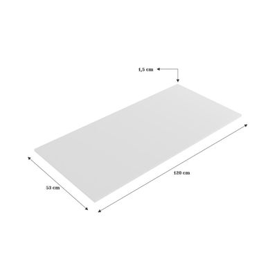Tampo Mdp 120Cm Branco J Carvalho