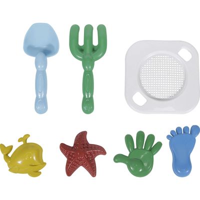 Kit Baldinho de Praia Castelinho com 8 Peças Cores Sortidas (P) Bel Único
