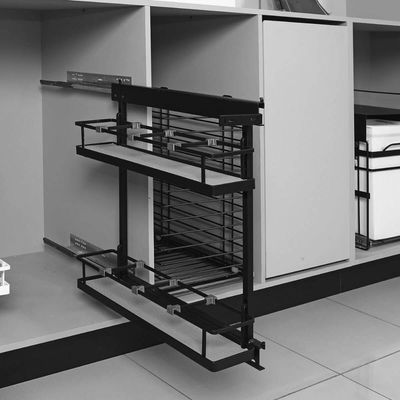 Porta Temperos e Latas Piatina Deslizante com Fixação Lateral Aço Cromado Piva