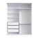 Guarda Roupa Solteiro Branco 183x59,8x235cm 2 Portas 3 Gavetas RC 2003 Emovell