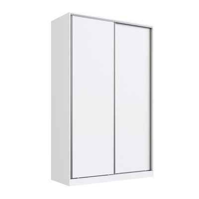 Guarda Roupa Solteiro 2 Portas 3 Gavetas Branco 147x59,8x235cm RC2004 Emovell