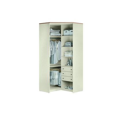 Guarda-Roupa Closet Modulado Santos Andirá Toledo 2 Portas Areia