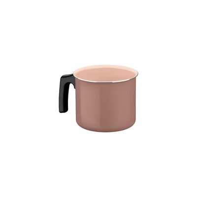 Jogo Panelas Évora 05 Peças Revestimento Cerâmico Tampas de Vidro Tramontina Capuccino