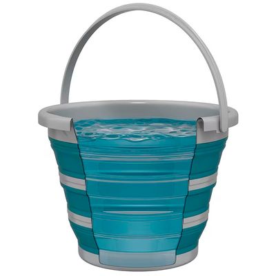 Balde Retrátil FlashLimp 10L Verde Esmeralda Verde Esmeralda