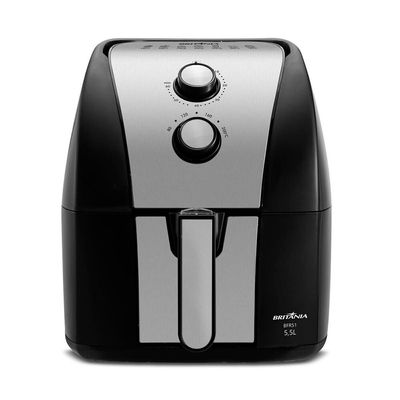 Fritadeira Sem Óleo Britânia 1500W, 5,5 Litros - BFR51 Preto / 110V