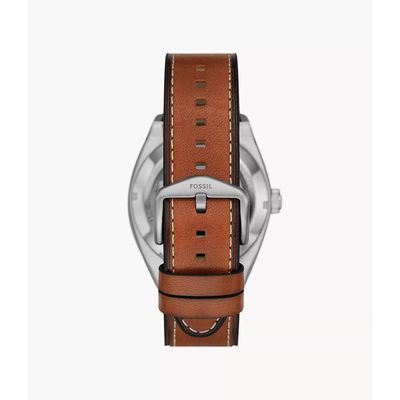 Relógio Fossil Masculino Ref: Me3261/0vn Automático Esqueleto Prateado