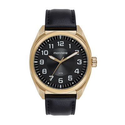 Relogio Mondaine Masculino Ref: 99809gpmvdh3 Casual Dourado