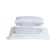 Kit Cobre Leito Solteiro + Almofada 4 Peças Bordado Urbany Hipercal 400 Fios 100% Poliéster - Branco