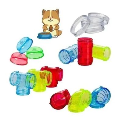 Gaiola Hamster Roedores 3 Andares Tubo Super Luxo Lilás