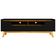 Rack Para Sala de Estar TV 70 Pol 180cm Morello B02 Preto Fosco Naturalle - Lyam Decor