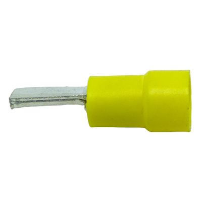 Terminal Compressão Reto 25 Mm Macho Simples C/ Capa Plastica Amarelo