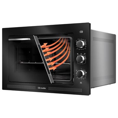 Forno Elétrico De Embutir Mueller Preto 50 Litros MFE50K 110V