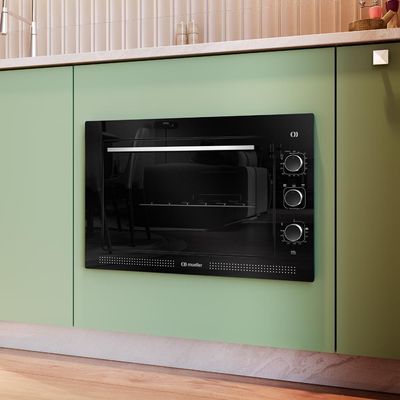 Forno Elétrico De Embutir Mueller Preto 50 Litros MFE50K 110V