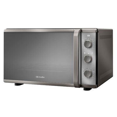 Forno Elétrico De Bancada Mueller Espelhado 50 Litros E 3 Modos De Assar MFB50K Cinza 110V