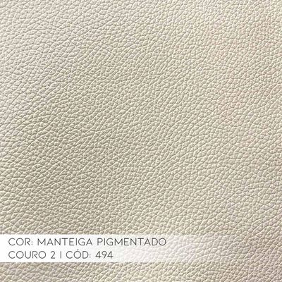Poltrona do Papai Reclinável Elétrica Armênia Power Touch Couro Off White - Gran Belo