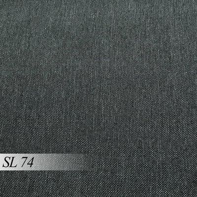Poltrona Decorativa Base Fixa Galáxia com Almofadas Linho Chumbo G45 - Gran Belo