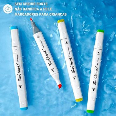 Kit Caneta Marcador Para Colorir Professional - 36 Unidades