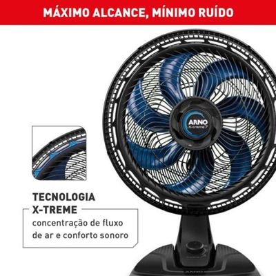 Ventilador De Mesa Arno X-treme 7 40cm 150W 110V