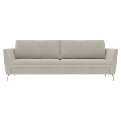 Sofá Decorativo Sala de Estar 210cm Olívia Suede Bege - Gran Belo
