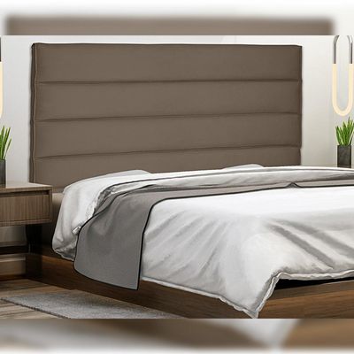 Cabeceira Decorativa 1,60M Queen Size Guess Suede Caramelo - Gran Belo