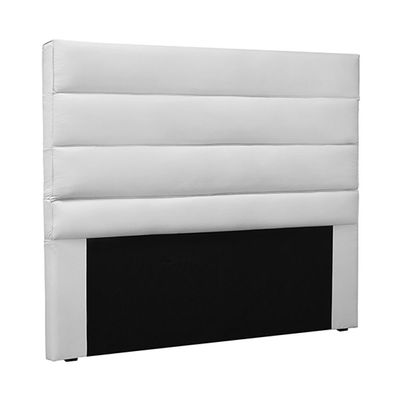 Cabeceira Decorativa 1,40M Guess PU Branco - Gran Belo