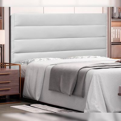 Cabeceira Decorativa 1,40M Guess PU Branco - Gran Belo