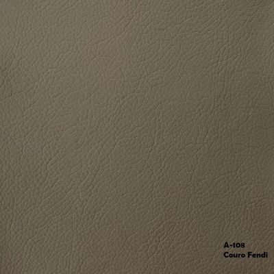 Sofá 3 Lugares Astúria 240cm Couro Fendi - Gran Belo