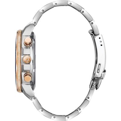 Relógio Bulova Masculino Ref:98b301 Cronógrafo Bicolor Marine Star