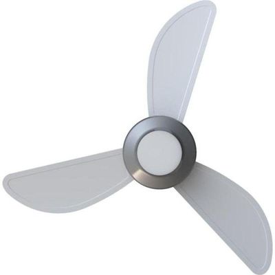 Ventilador De Teto Ventisol Mistral 3 Pás Branco-cinza Bivolt
