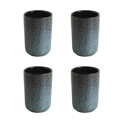 Conjunto de Copos Neo Stoneware Night Sky 220ml 4 Peças Porto Brasil n/a