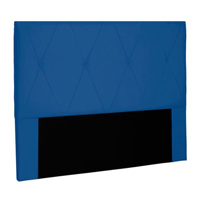 Cabeceira Decorativa King Size 1,95M Yves Suede Azul Marinho - Gran Belo