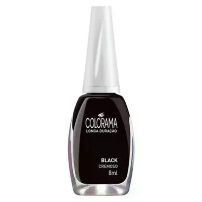 Esmalte Colorama Cremoso Black 8Ml