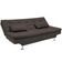 Sofá-Cama 1,90 Metros Linoforte Melissa, Suede Veludo, Espuma D-33 Capuccino